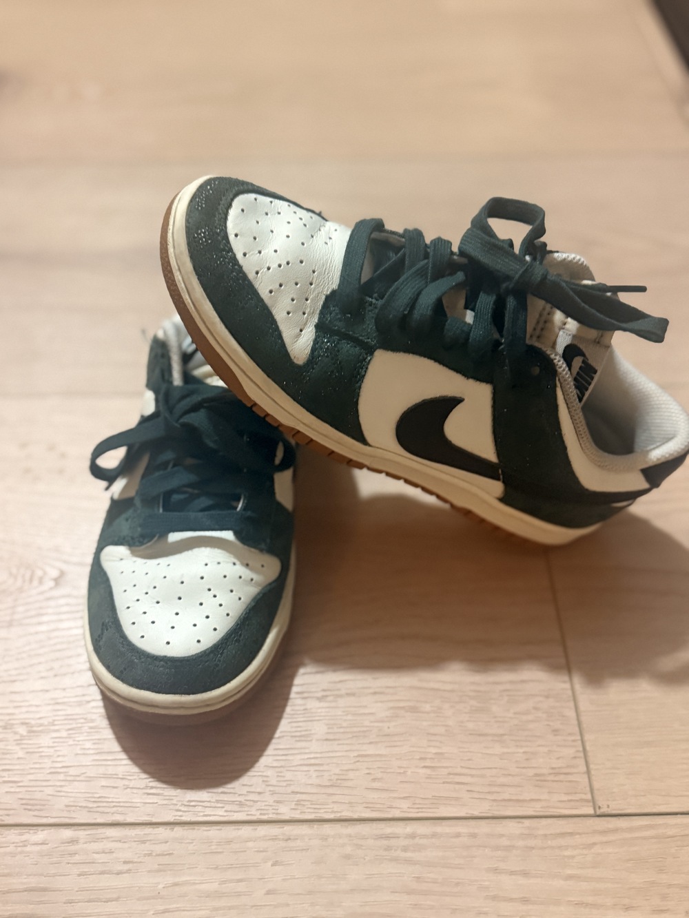 Nike Dunk Low Green Snake Kids Size 5 FQ8893-397
